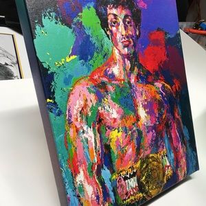 Rocky Balboa by Neiman canvas wall art 12x14